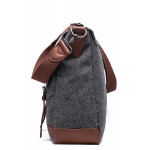 Wholesale Wool Messenger Bag with Padded Laptop Holder